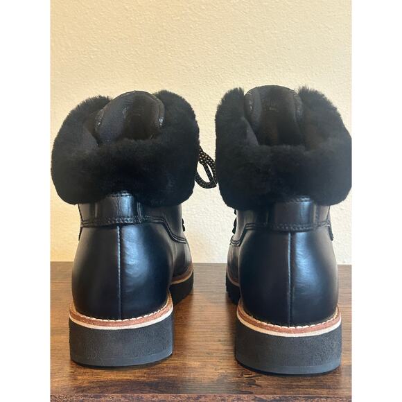 Cole Haan Zerogrand Explore WaterProof  Hiker Boots WMNS Size 6.5 Black - Picture 4 of 10